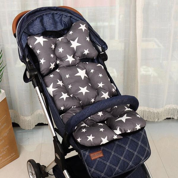 

stroller parts & accessories universal baby seat cushion cotton liner soft child cart mat infant pram pushchair warm mattress