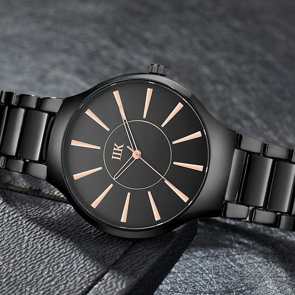 

wristwatches classic simple men's watch quartz women's lovers, Slivery;brown