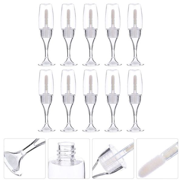 

storage bottles & jars 10pcs useful lip gloss empty tube practical makeup