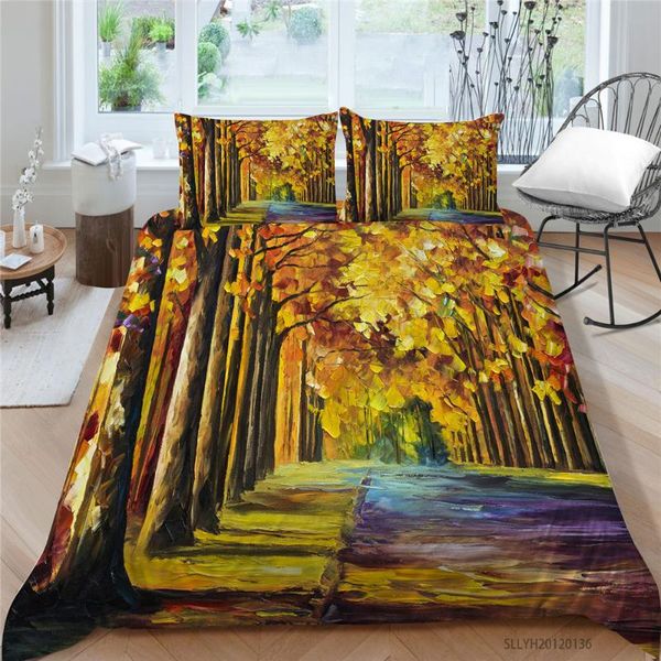 

bedding sets landscape bed set boulevard high end trees duvet cover for teen  double twin full single king nature