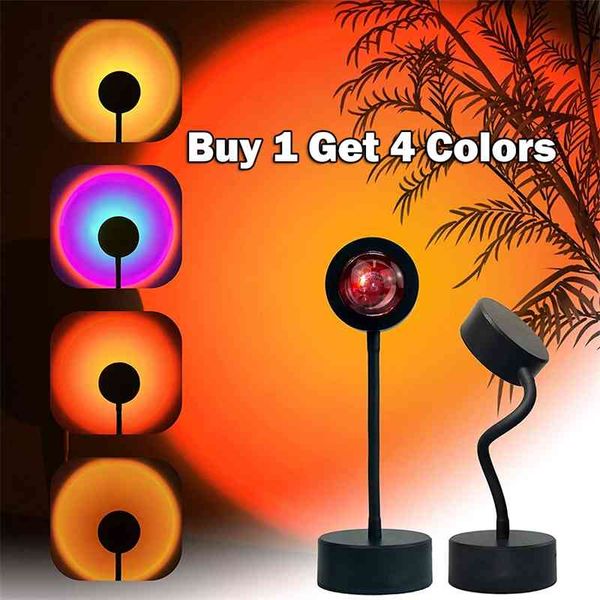 

usb lamp sunset projector mood living bedroom night light room decor bar atmosphere pgraphy background