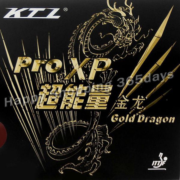 

original ktl pro xp gold dragon pips-in table tennis / pingpong rubber with sponge raquets