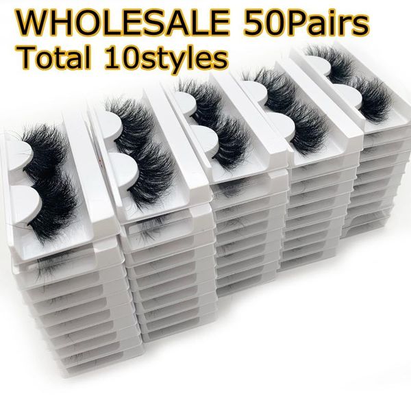 

false eyelashes rainsin lashes seller dhl 50 pairs tray fluffy real mink hair dramatic long 25mm wispy bulk