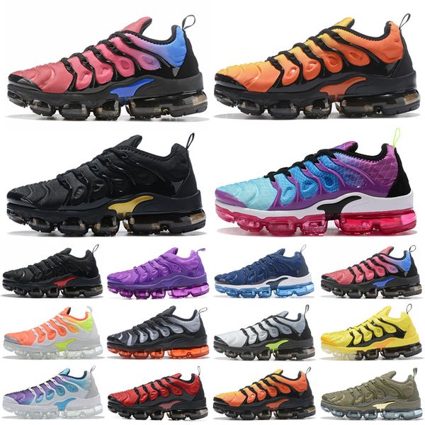 

tn plus mens shoes pink sea bleached coral pure triple black white red lemon lime bumblebee voltage purple men women sneakers