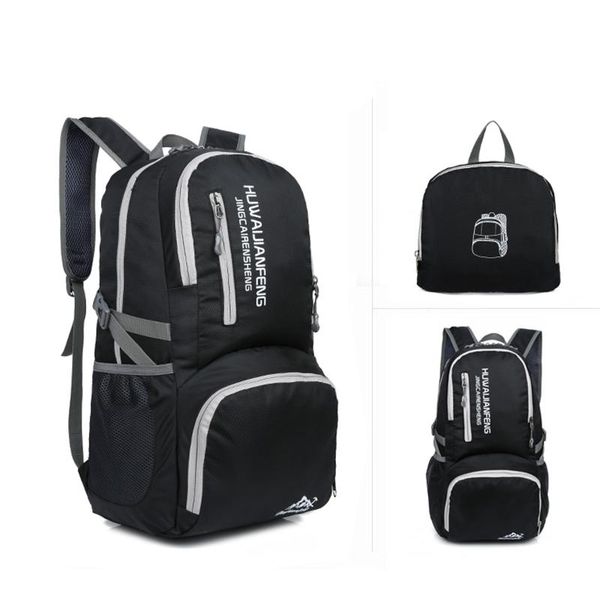 

backpack sports travel shoulder bag tactics mounting anti-thief double-head zipper side bottle women man pack