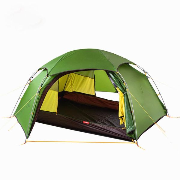 

tents and shelters 2 person four seasons outdoor tourist camping tent for hiking fishing hunting travel with mat windproof rainproof