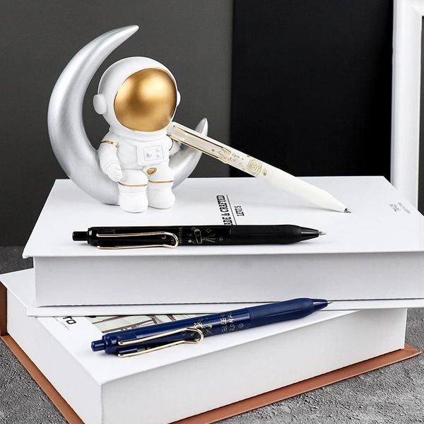 

gel pens 3pcs/set creative black ink space dream series mechanical 0.5mm pen student school office writing supplies stationery