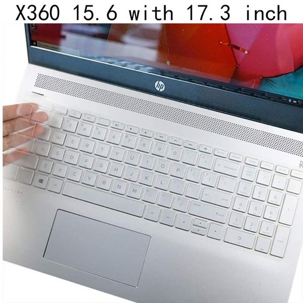 

keyboard covers funda de teclado para envy x360 2 en 1 15.6" lapseries/2021 pavilion 15.6 with 17.3 pulgadas 17m 17-bs 17-bw tpu