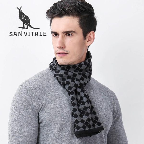 

scarves for men scarf winter warm palestine cape gift apparel fashionable clothing woman cashmere plaid pashmina, Blue;gray
