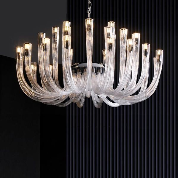 

chandeliers modern simplicity glass led lamp home livingroom dining room bedroom lighting lights indoor decoration luminaire