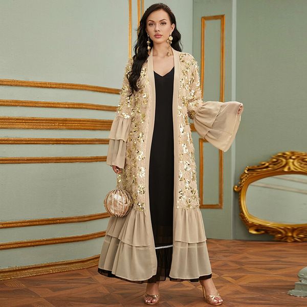 

eid mubarak muslim fashion open abaya turkey islam hijab dress abayas for women caftan kaftan robe femme longue musulman de mode, Red