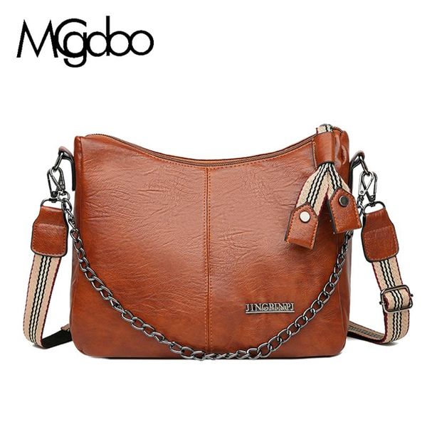 

evening bags mgcdoo large capacity fashion shoulder bag chains strap women crossbody casual pu leather female purse