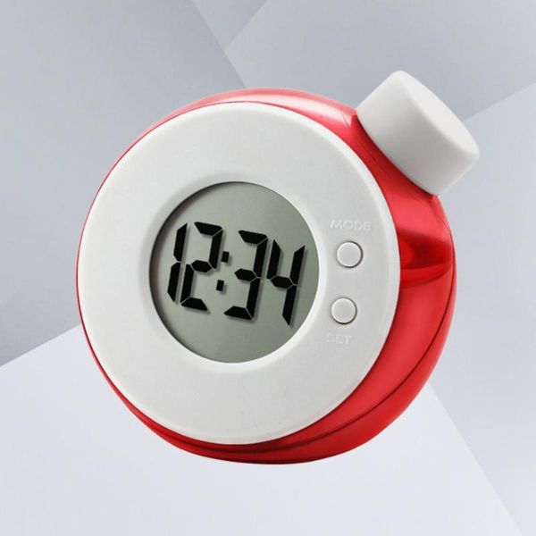 

wall clocks water energy clock led display jar battery include(red)