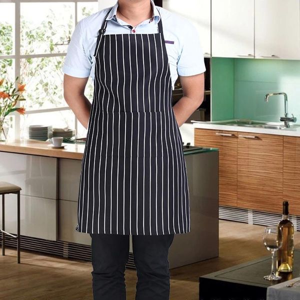 

aprons kitchen accessories cooking apron waterproof chef with pocket men women fashion