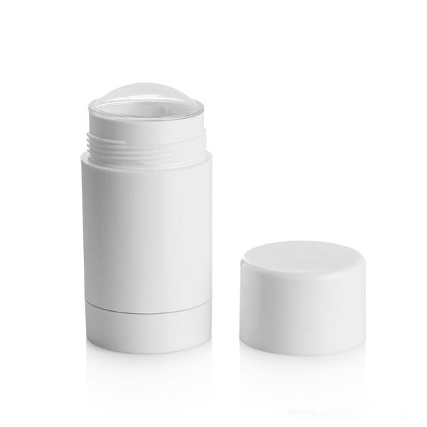 

storage bottles & jars hip 3pcs 50ml 1.7oz plastic empty diy round lip tubes portable deodorant containers white lipstick fashion