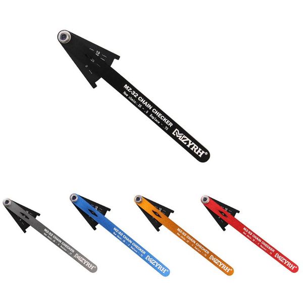 

tools mtb bicycle chain wear indicator tool checker kits multi-functional chains gauge measurement for mountain road bike