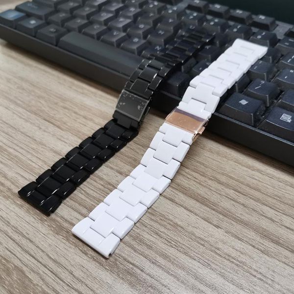 

watch bands for samsung galaxy 46mm band lightweight plastic strap 22mm smooth thin bracelet gear s3 folding buckle wrist belt, Black;brown