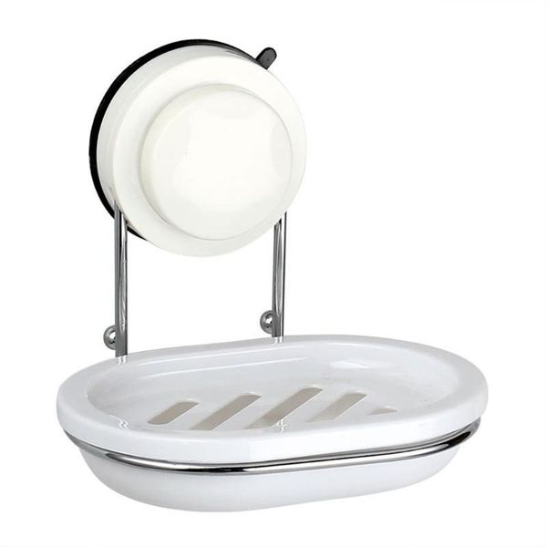 

bathroom shelves stainless steel soap holder suction cup box