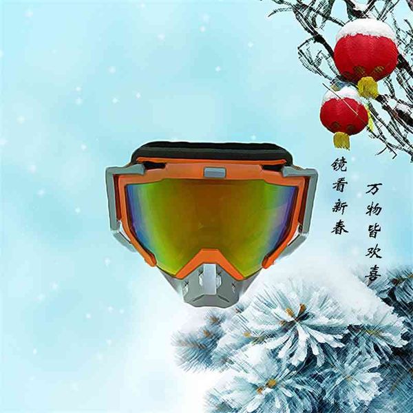 

new anti fog double layer men's and women's off road goggles