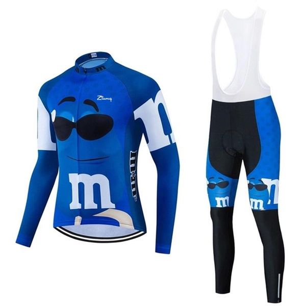 

racing sets cycling jersey men mallot ciclismo hombre verano 2021 long sleeve breathable bicycle pro outfit mtb outdoor riding suit, Black;blue