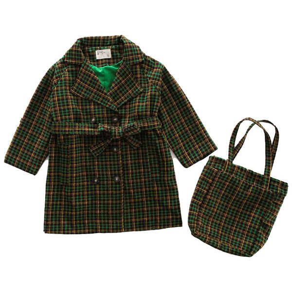 

girls woolen coat 2020 autumn and winter new parent-child dress long children's wool coat children's clothing, Blue;gray