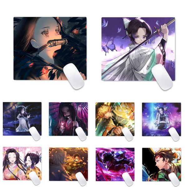 

mouse pads & wrist rests demon slayer kimetsu anime office mice gamer soft pad desk table protect game work non-slip lapcushion