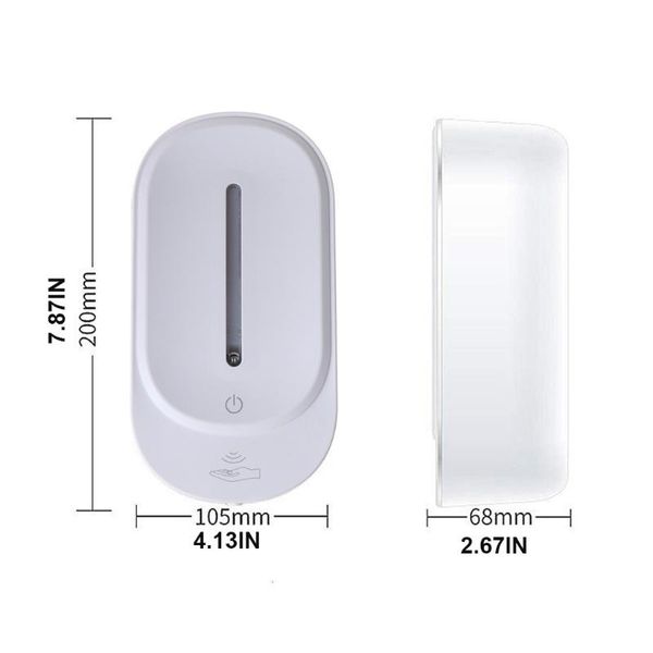 

automatic spray alcohol sanitizer disinfectant dispensers with ir sensor touchless soap dispenser for restaurants home public storage bottle