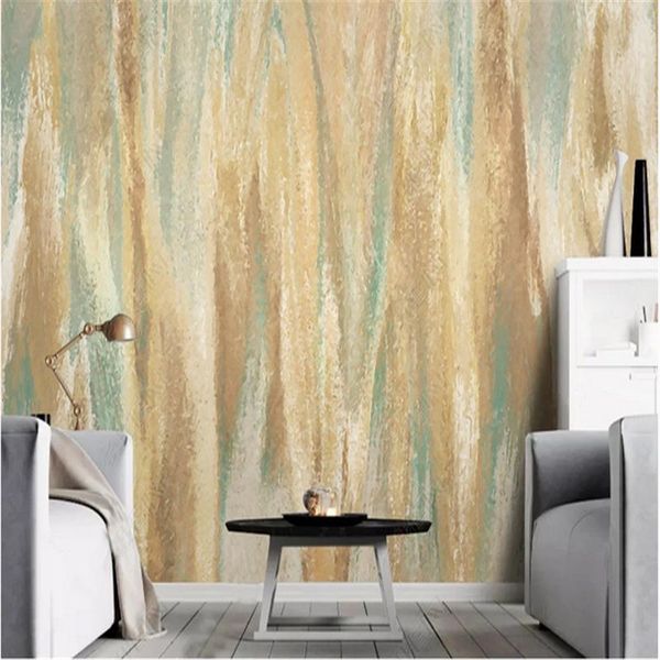 

abstract mural wallpapers for living room bedroom wallpaper watercolor oil painting stripe tv background wall paper home decor