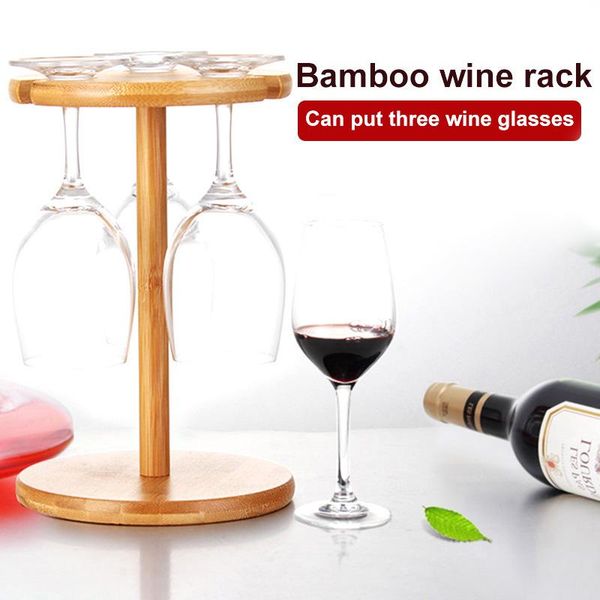

tablewine racks bamboo glass holder counterrack home organizer gift for lover lsk99