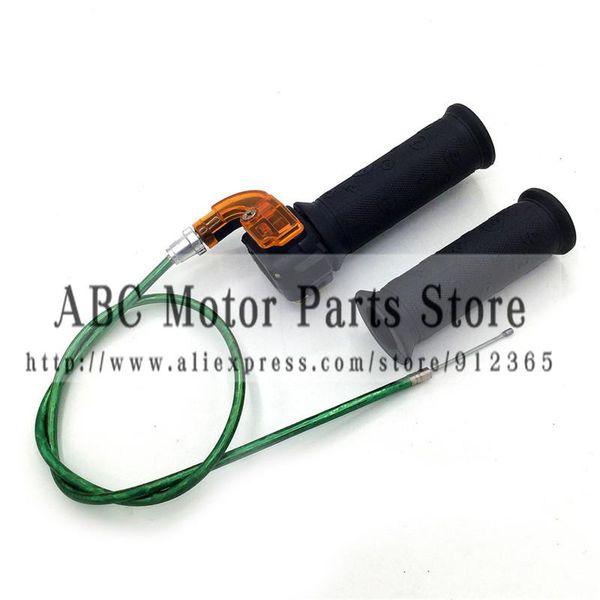 

handlebars pair throttle accelerator grip twist cable for pocket bike/4-stroke dirt bike/mini bike 50cc 90cc 110cc 125cc 140cc
