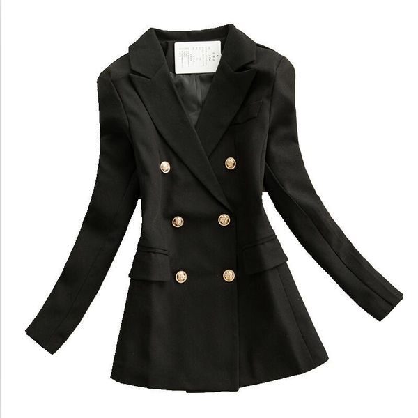 

women's suits & blazers long sleeve suit women spring jacket nice blazer autumn coat short slim all-match female black, White;black