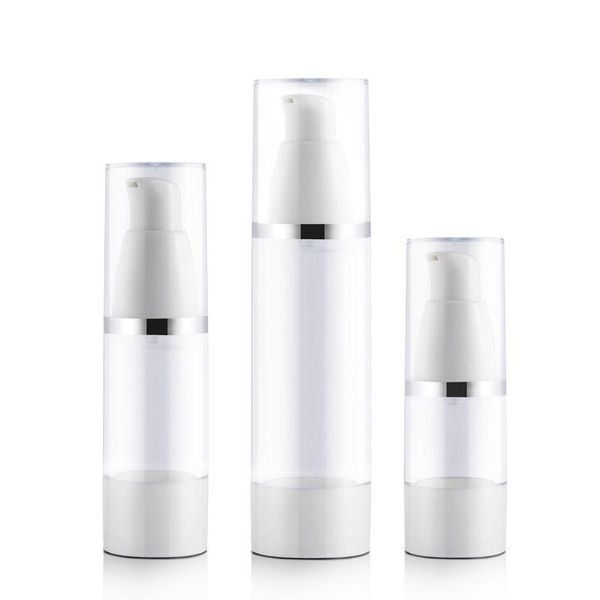 

storage bottles & jars as airless pump 15ml 30ml 50ml 80ml 100ml lotion refillable cosmetic containers f1224