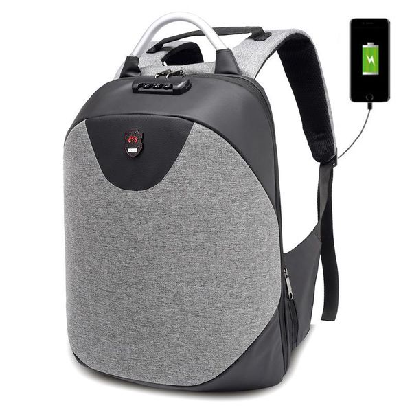 

backpack 2021 men 15.6 lapanti theft usb charging school notebook bag oxford waterproof travel