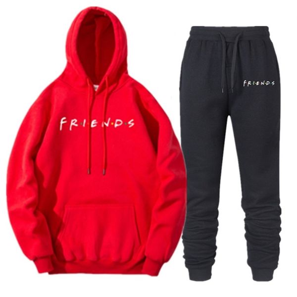 

friends sweater suit men's fashion sports and wo s autumn winter, Black