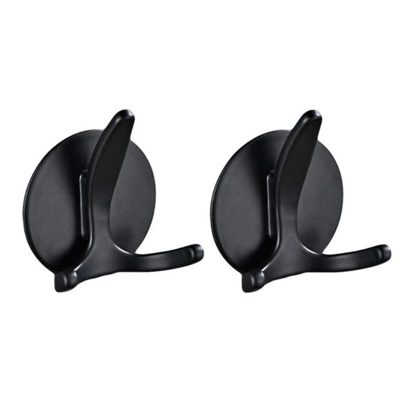 

hooks & rails 2pcs punch hook aluminum bathroom kitchen door