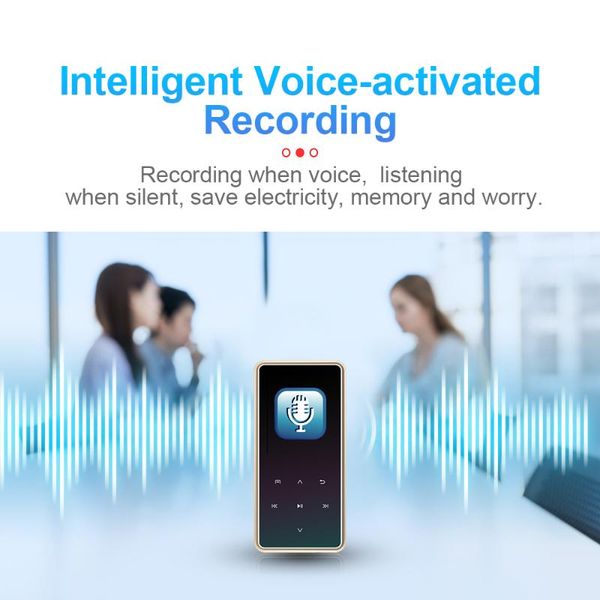 

digital voice recorder ymesy m12 bluetooth hifi mp3 music player with touch screen and built-in 32gb portable walkman lossless sound fm radi