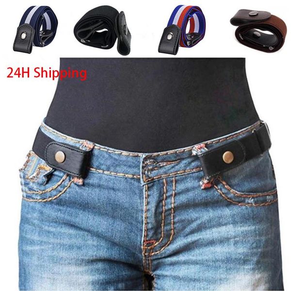 

belts buckle-belt dress ladies slim sports trend jeans women's punk style comfortable elastic waist pants drop, Black;brown