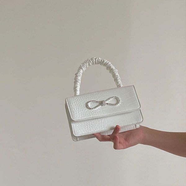 

fashion bowknot ladi single shoulder small bag flap purse handbags vintage pattern women square chain crossbody bags
