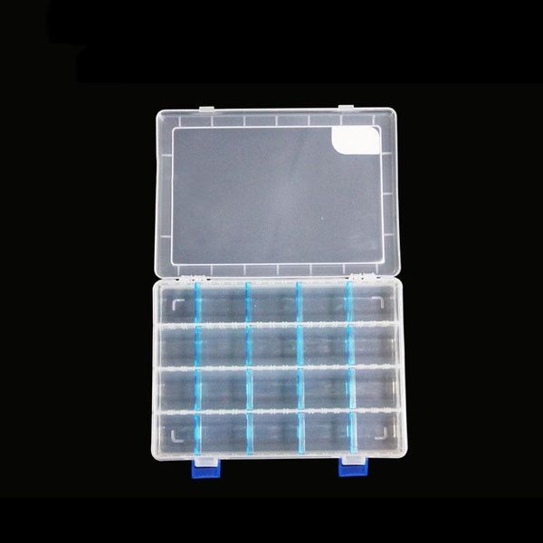 

transparent plastic fishing lure hook tackle box case bait lures shrimp storage container carp boxes accessories
