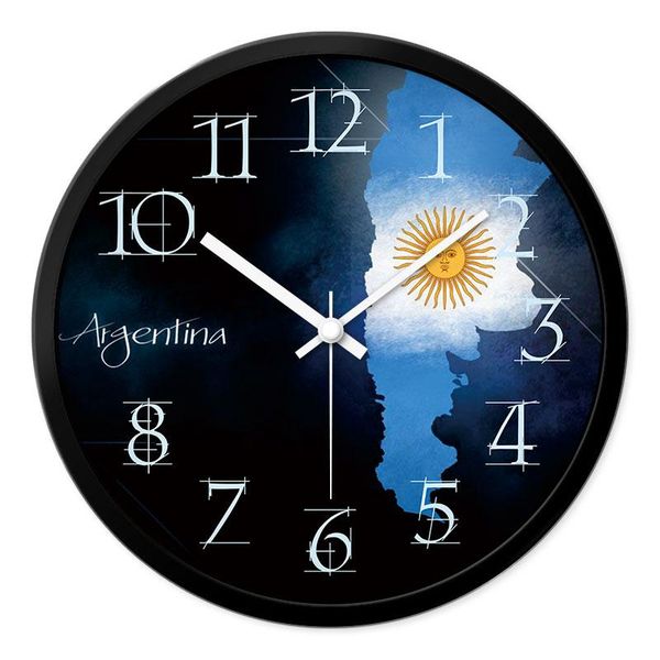 

wall clocks argentine art deco clock bedroom trendy personality silent