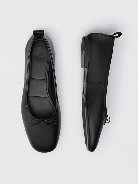 

dress shoes murchado will see smooth women's shoes england fashion office lady's fashionable soft bow sheep slip-on pnb9, Black