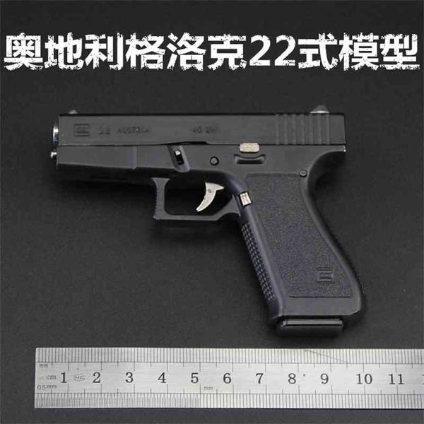 

all metal detachable 1:2.05 glock 22 pistol model cannot be fired