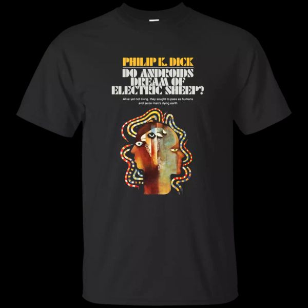 

philip k. dick, do androids dream of electric sheep, t-shirt, White;black