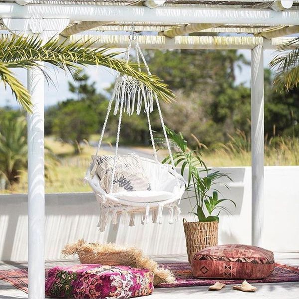 

camp furniture nordic style round hammock outdoor indoor dormitory bedroom children swing bed kids swinging hanging single chair