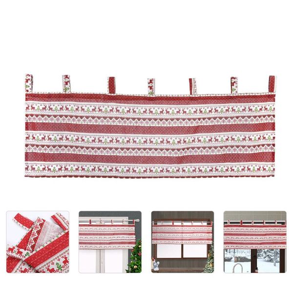 

curtain & drapes 1pc christmas decorative home kitchen linen