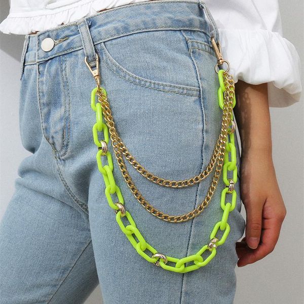 

belts three-layer women chain punk hip metal chains for pants jeans female tassel trousers silver gold pendant belt, Black;brown