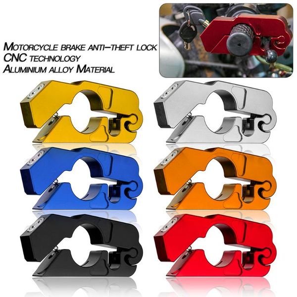 

theft protection motorcycle cnc handle lock security anti-theft electric
