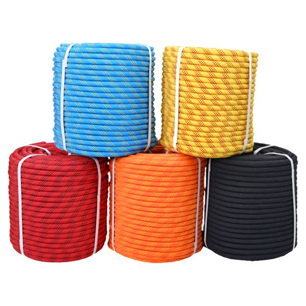 

high strength polyester safety rope rock climbing static rope