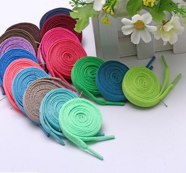 

2022 colorful lace letter font double sides printed "shoelaces" black white lace signed off flat shoes lacet joint shoelace sports, White;pink