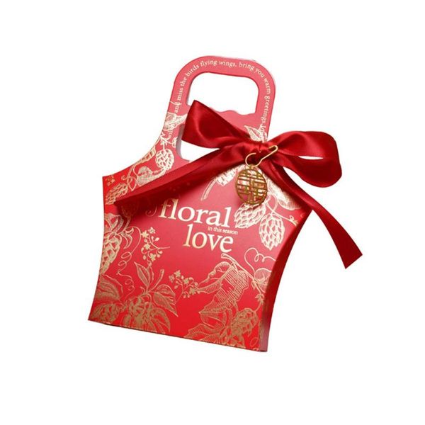 

gift wrap 50pcs/packs wedding candy box chinese packaging high-end simple